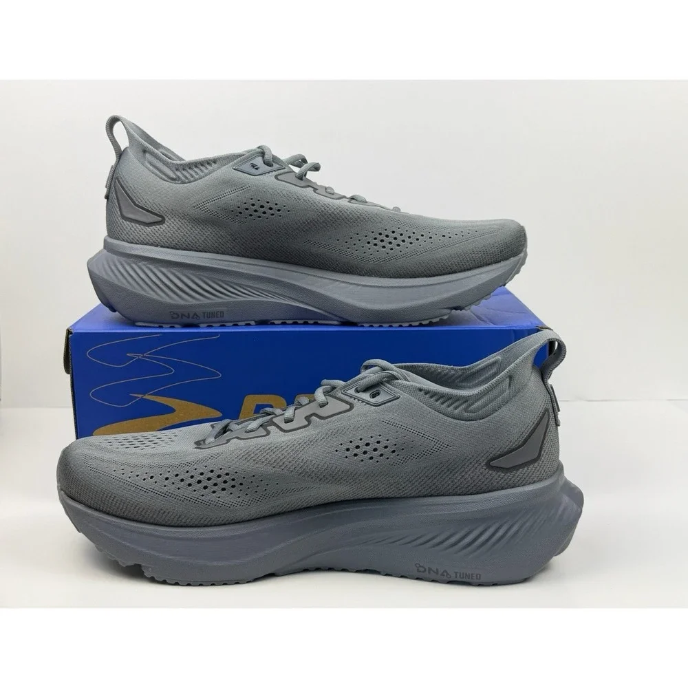 Brooks Glycerin 23 Running Shoes Men's Size 9 2E Wide Grey/Blackened Pearl/Black